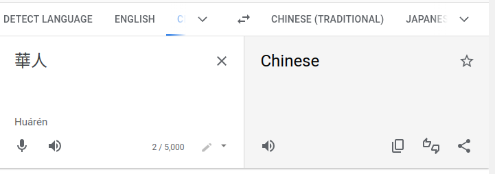 Chinese可能是華人